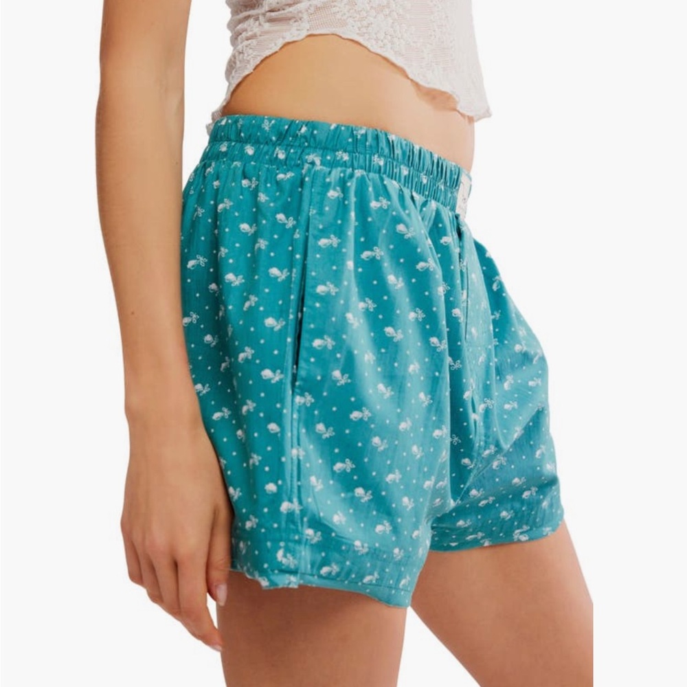 NWT! Free People Floral Boxer Shorts- Large - Picture 3 of 5